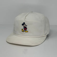 Load image into Gallery viewer, VTG Mickey Strapback White Hat