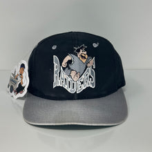 Load image into Gallery viewer, VTG Raiders Flintstones Snapback Hat