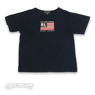 VTG Polo Jeans Flag T Shirt 3T