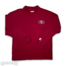 Load image into Gallery viewer, VTG Starter 49ers Mock Neck L/S T Shirt L