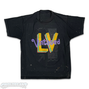 VTG Drug Free Vintaged LV Custom T shirt L