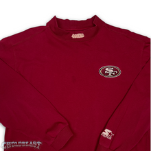 Load image into Gallery viewer, VTG Starter 49ers Mock Neck L/S T Shirt L