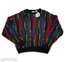 Load image into Gallery viewer, VTG Premium Coogi Multicolor Knit Sweater L