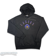 Load image into Gallery viewer, VTG Lakers Embroidered Hoodie by Lee Sports L