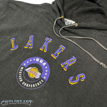 Load image into Gallery viewer, VTG Lakers Embroidered Hoodie by Lee Sports L