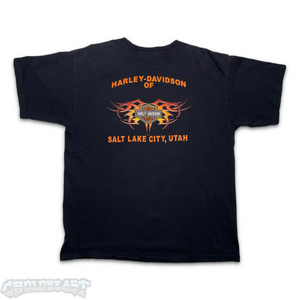 Y2K Harley Davidson Salt Lake T Shirt 2XL