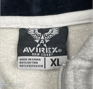 Y2K Avirex Spell Out Hoodie XL