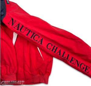 VTG Nautica Challenge Red Windbreaker L