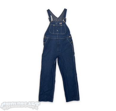 VTG Dickies Carpenters Denim Overalls 38X32